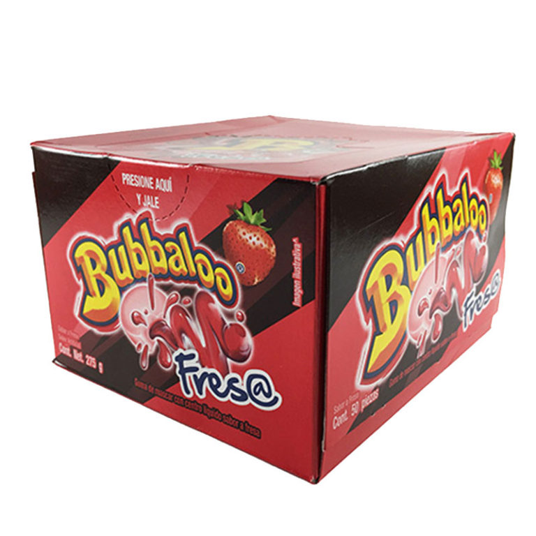 Bubbaloo Strawberry Bubblegum 50ct – La Dulceria