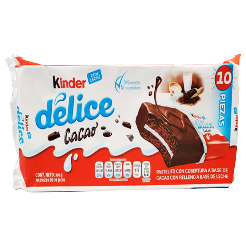 Buy Wholesale United States Kinder Delice Chocolate 10 Pieces (390g) & Kinder  Delice Coconut at USD 6