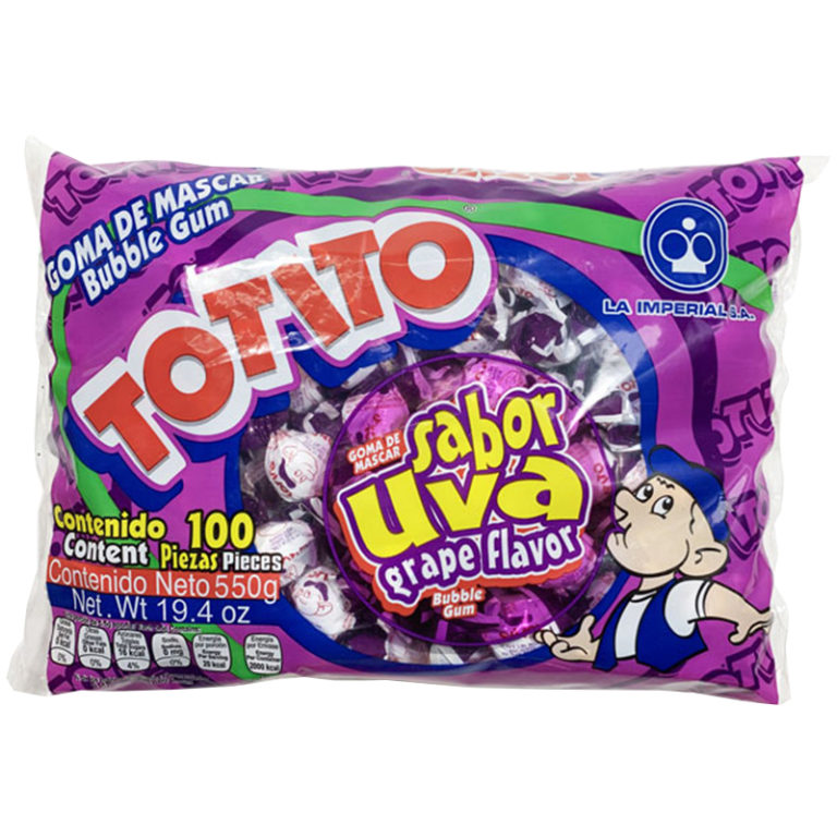 Totito Rico Totito Chicle Uva 100ct – La Dulceria